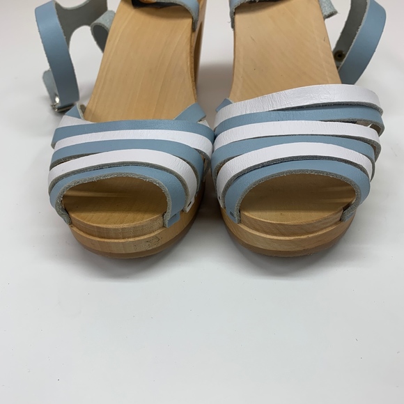 Swedish Hasbeens Toffel Sky High Sandals Clogs 40 - Picture 3 of 7